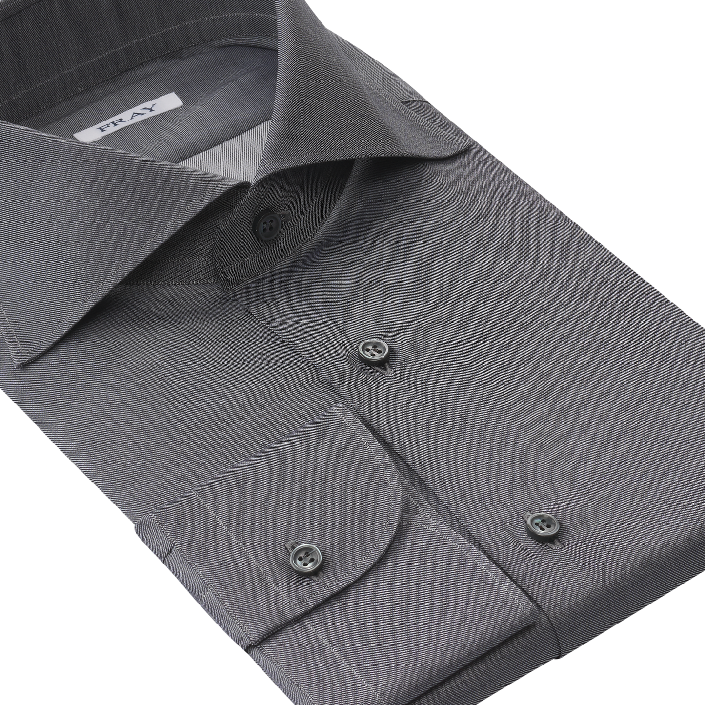 Fray Classic Cotton Shirt in Grey - SARTALE