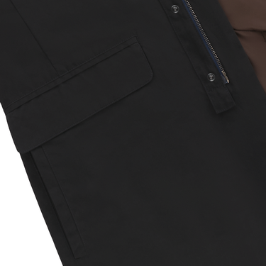 Luigi Borrelli Hooded Cotton-Blend Jacket in Dark Blue - SARTALE