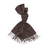 Piacenza Cashmere Fringed Cashmere Scarf in Brown - SARTALE