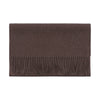 Piacenza Cashmere Fringed Cashmere Scarf in Brown - SARTALE