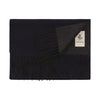 Piacenza Cashmere Fringed Reversible Silk and Cashmere-Blend Scarf in Anthracite - SARTALE