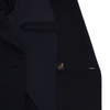 De Petrillo Double-Breasted Capotti Cashmere Coat in Dark Blue. Exclusively Made for Sartale - SARTALE