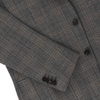 De Petrillo Single-Breasted Glencheck Wool and Silk-Blend Jacket in Light Grey. Exclusively Made for Sartale - SARTALE