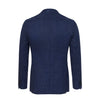 Single-Breasted Wool-Blend Jacket in Blue Melange