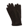 Bontoni Cashmere-Lined Suede Gloves in Dark Brown - SARTALE