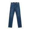 Slim-Fit Cotton Five-Pocket Blue Jeans
