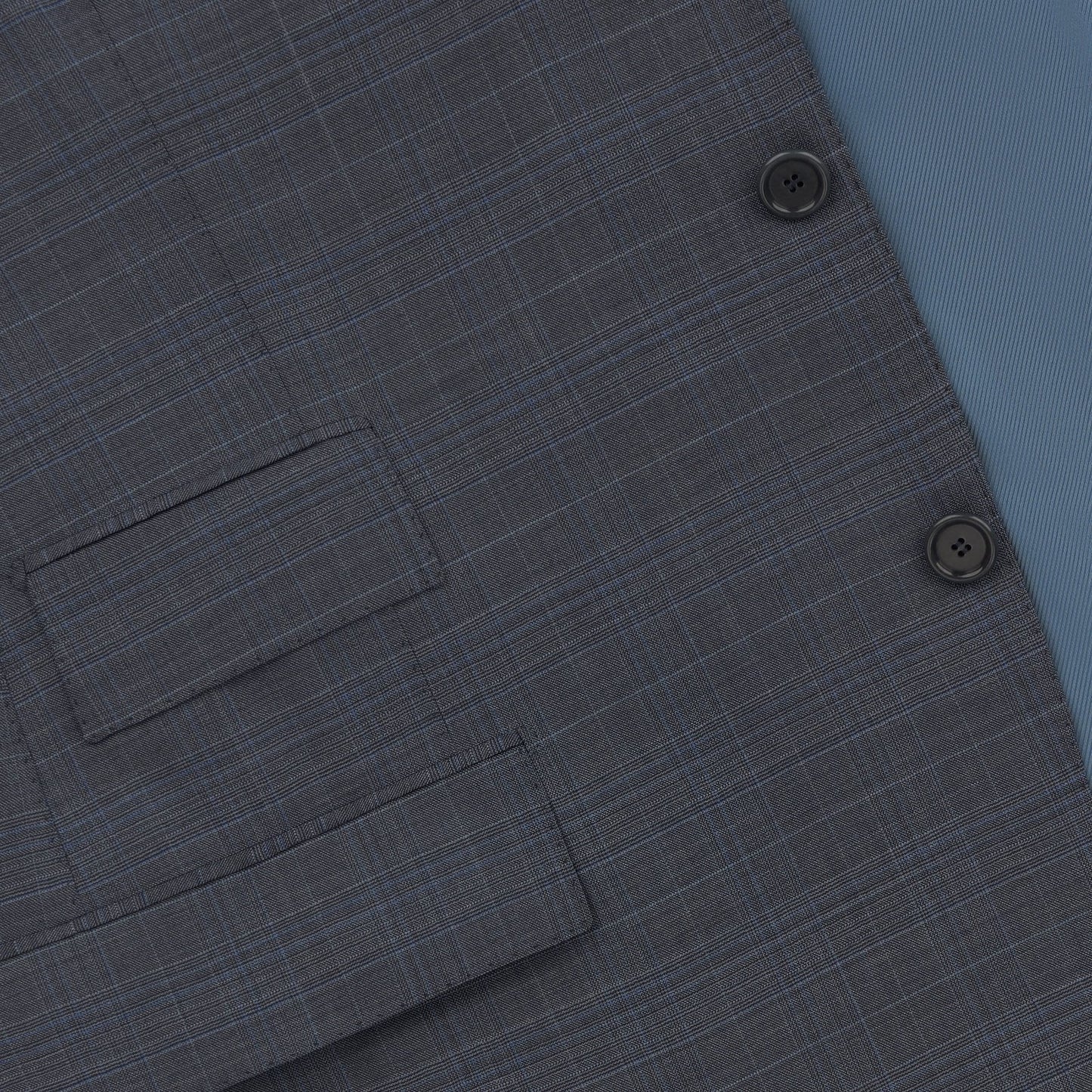 Cesare Attolini Single-Breasted Plaid-Check Wool and Silk-Blend Suit in Grey - SARTALE