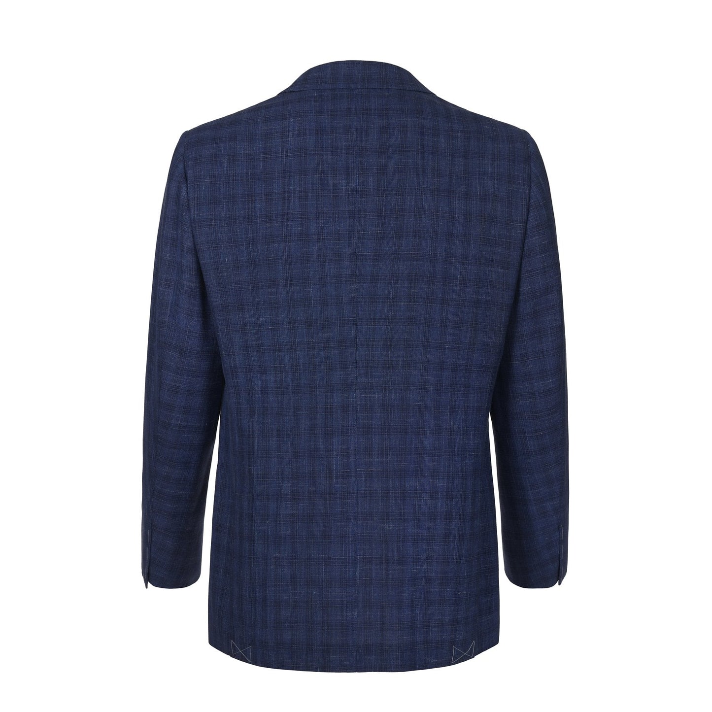 Cesare Attolini Single-Breasted Unstructured Checked Wool and Silk-Blend Suit in Blue - SARTALE