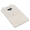 Sease Linen Henley Shirt in White - SARTALE