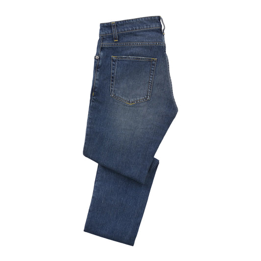 Slim-Fit Five-Pocket-Jeans in Hellblau