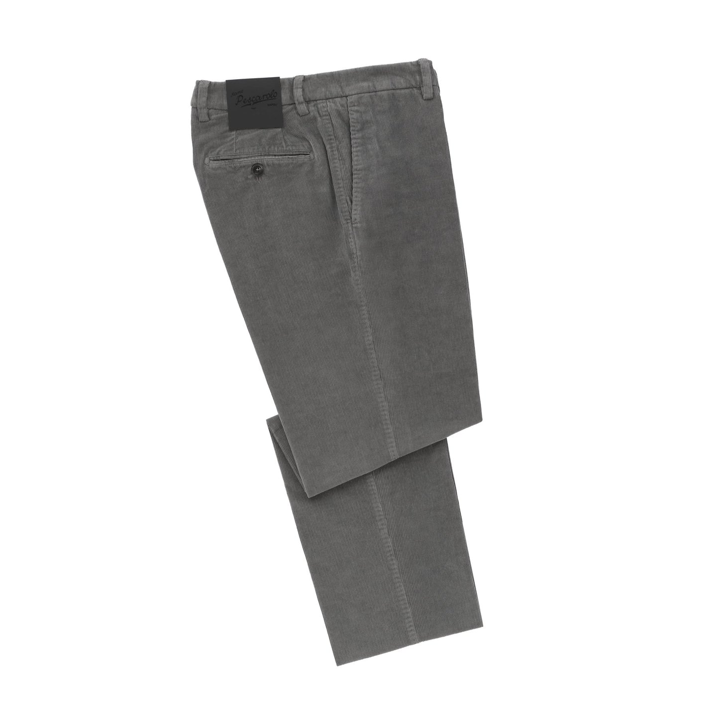 Marco Pescarolo Slim-Fit Velvet Cotton and Cashmere-Blend Trousers in Grey - SARTALE