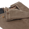 Marco Pescarolo Slim-Fit Velvet Cotton and Cashmere-Blend Trousers in Brown - SARTALE