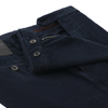Marco Pescarolo Slim-Fit Stretch-Cotton and Cashmere-Blend Velvet Trousers in Dark Blue - SARTALE
