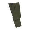 Marco Pescarolo Slim-Fit Stretch-Cotton and Cashmere-Blend Velvet Trousers in Olive Green - SARTALE