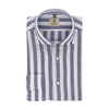 Luigi Borrelli Striped Linen and Cotton-Blend Shirt - SARTALE