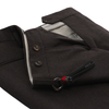 Marco Pescarolo Slim-Fit Virgin Wool and Cashmere-Blend Trousers in Dark Brown - SARTALE