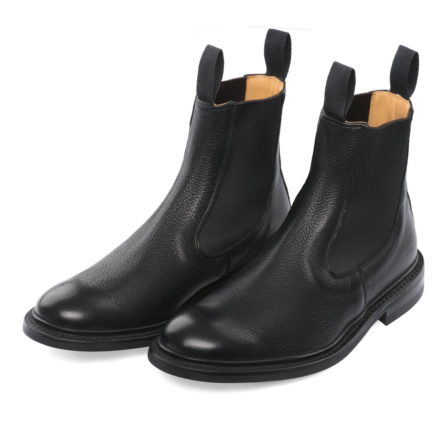 Tricker's "Stephen" Leather Chelsea Boots in Black |