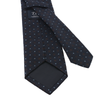 Woven Jacquard Silk Blue Tie