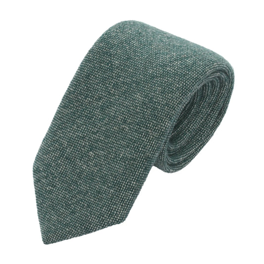Woven Cashmere Mint Green Tie