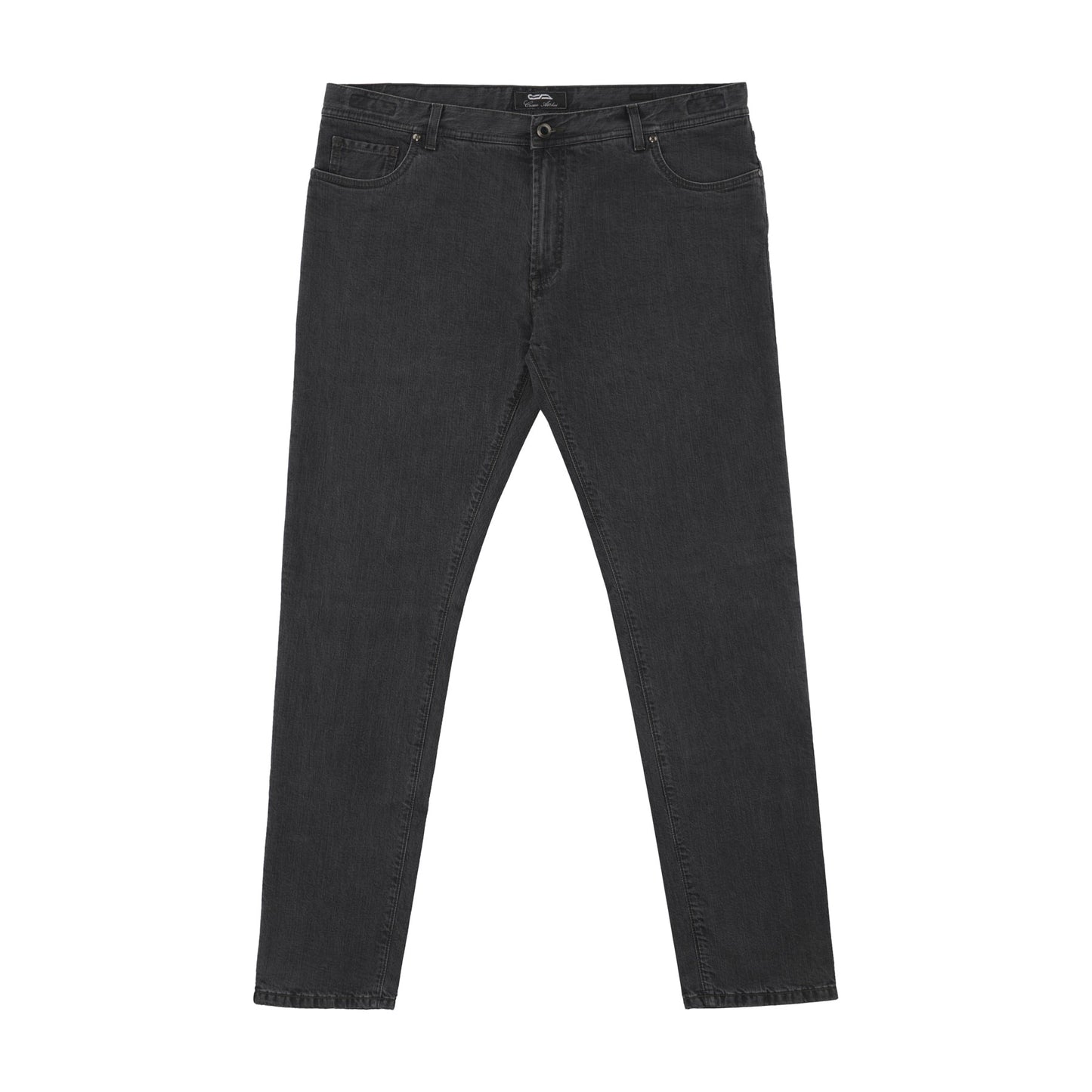 Cesare Attolini Regular-Fit Stretch-Cotton Grey Jeans - SARTALE