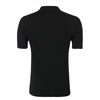 T-Shirt aus Seide und Baumwollmischung in Schwarz