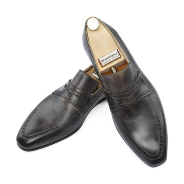 Bontoni "Tancredi" Classic Loafer with Perforated Details - SARTALE