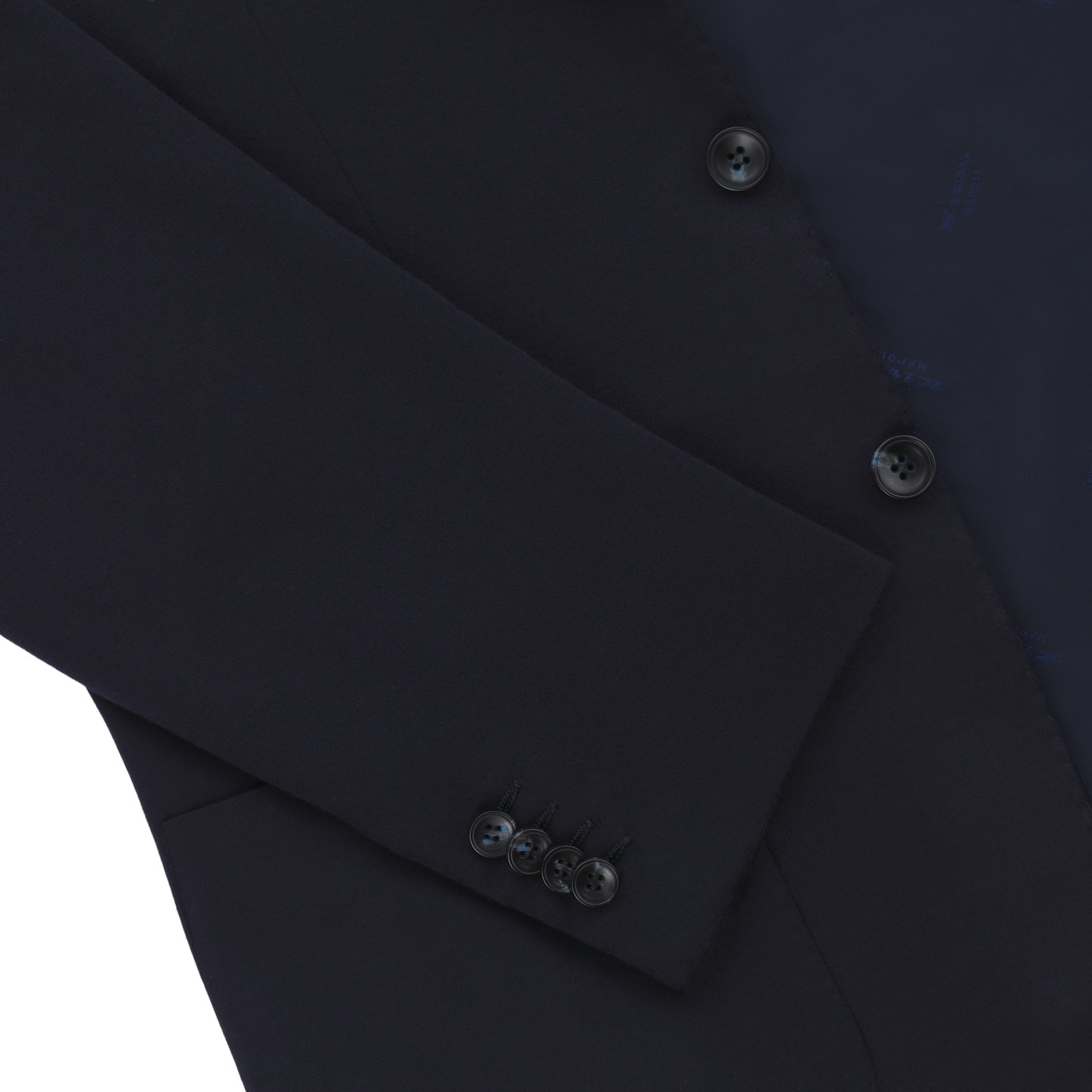 Kiton Unstructured Virgin Wool Suit in Dark Blue - SARTALE