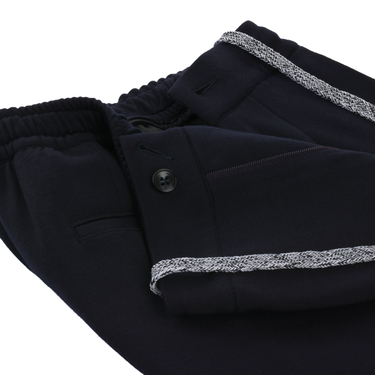 Kiton Unstructured Virgin Wool Suit in Dark Blue - SARTALE