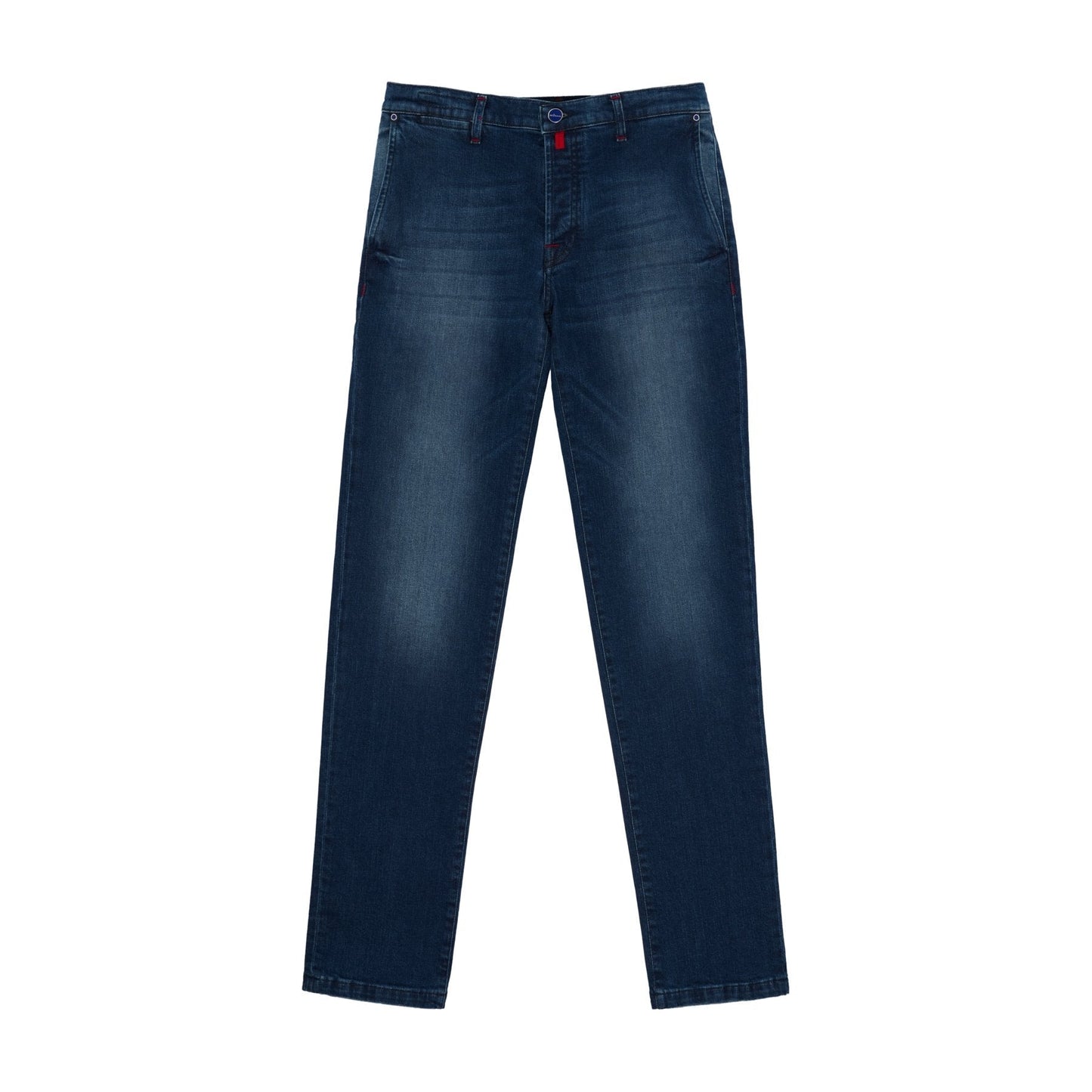 Kiton Slim-Fit Stretch-Cotton Jeans in Denim Blue - SARTALE