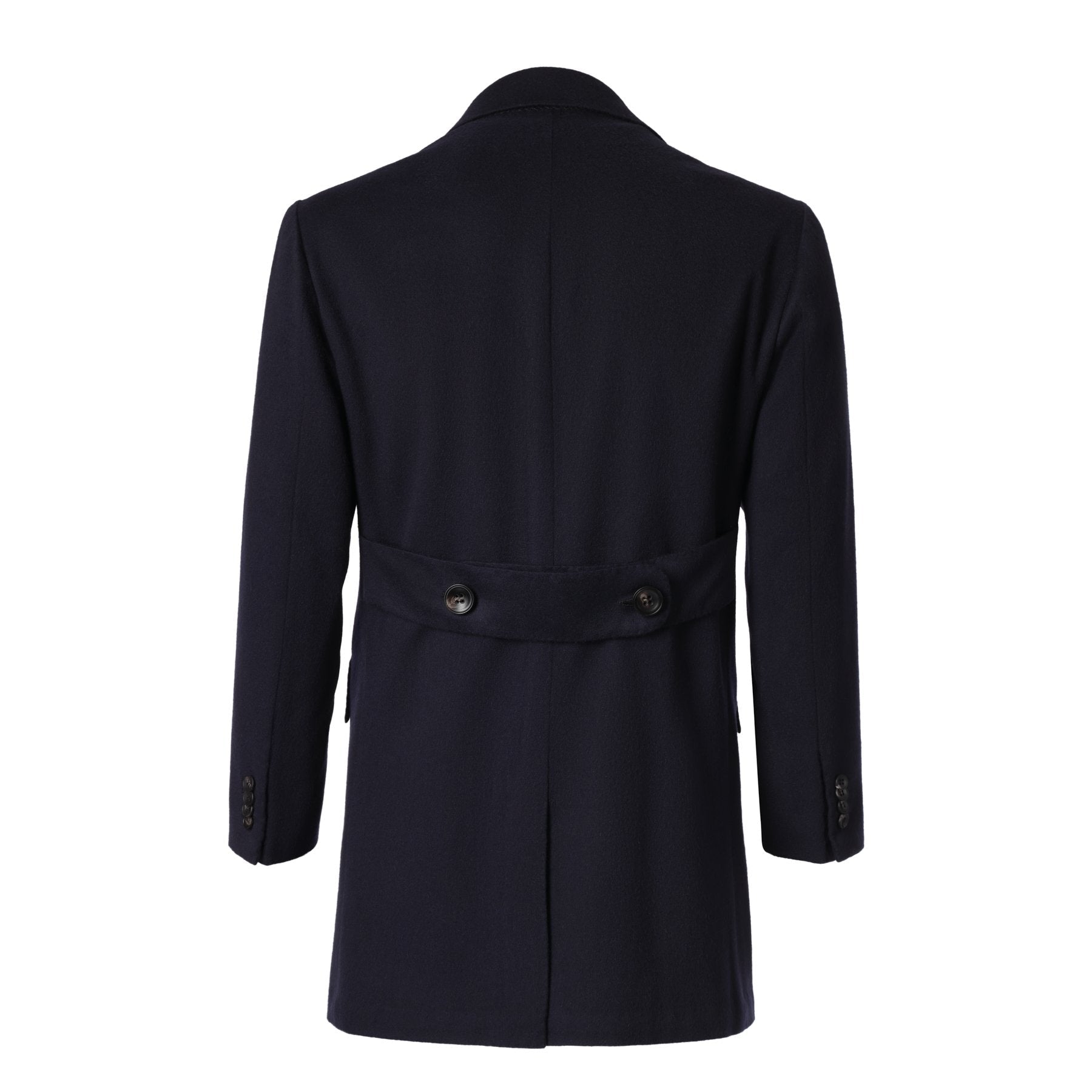 Kiton Single-Breasted Cashmere Coat | SARTALE