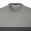 Kiton Crew-Neck Jersey T-Shirt in Dark Grey - SARTALE