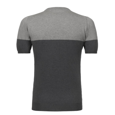Kiton Crew-Neck Jersey T-Shirt in Dark Grey - SARTALE