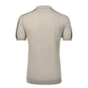 Kiton Cotton Polo Shirt in Light Grey - SARTALE