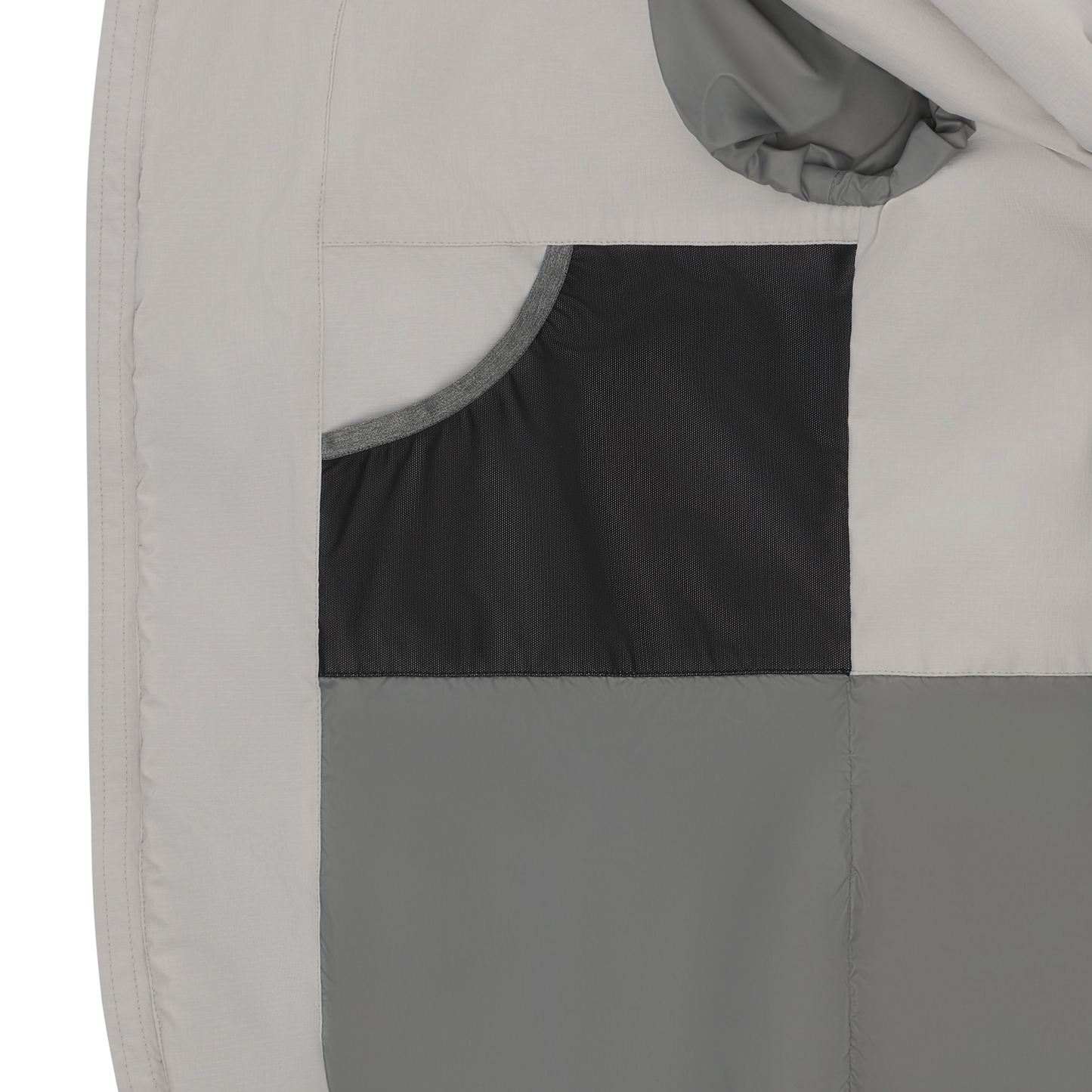 Kiton Outdoor Hooded Jacket in Light Grey - SARTALE