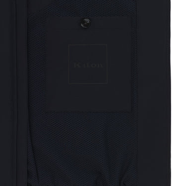 Kiton Hooded Sport Vest in Dark Blue - SARTALE