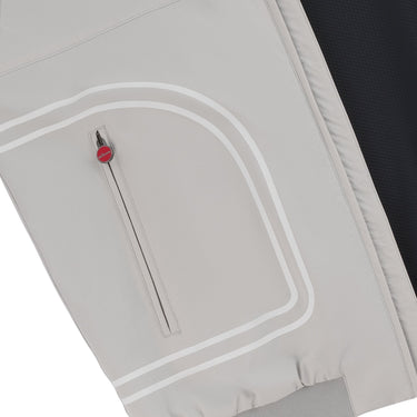 Kiton Hooded Wind Jacket in Off White - SARTALE