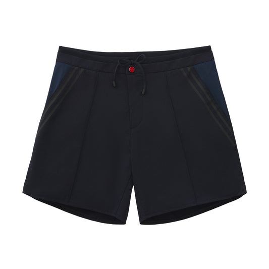 Kiton Drawstring Sport Shorts in Dark Blue - SARTALE