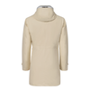 Kiton Padded Hooded Parka in Creme - SARTALE