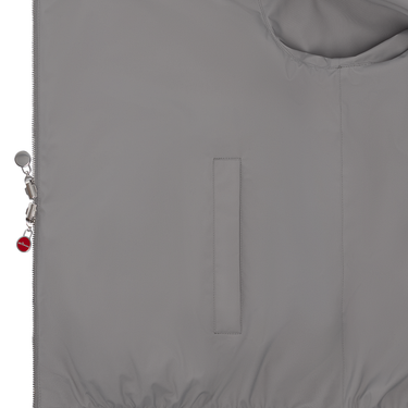 Kiton Reversible Bomber Jacket in Grey - SARTALE