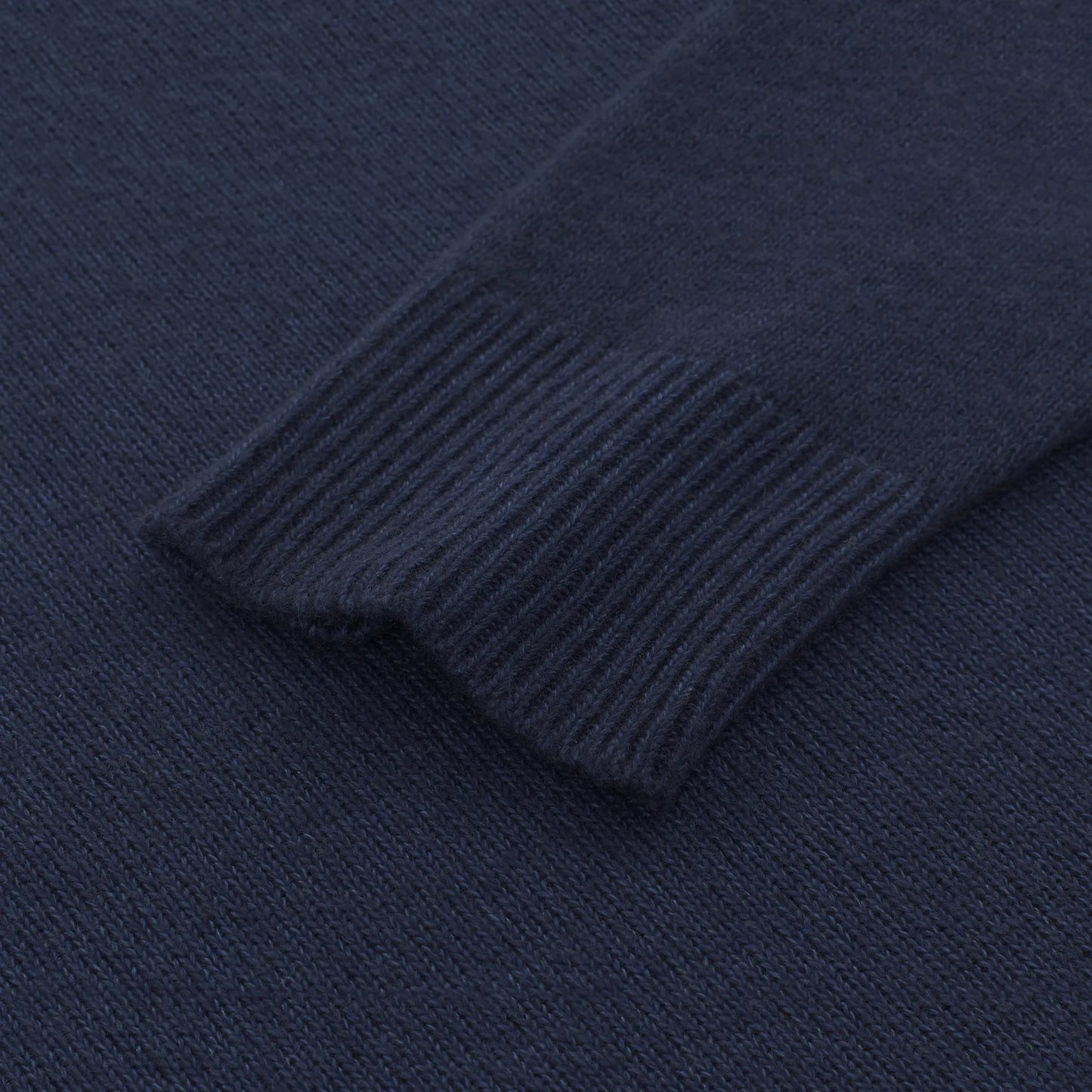 Turtleneck Cashmere Navy Blue Sweater