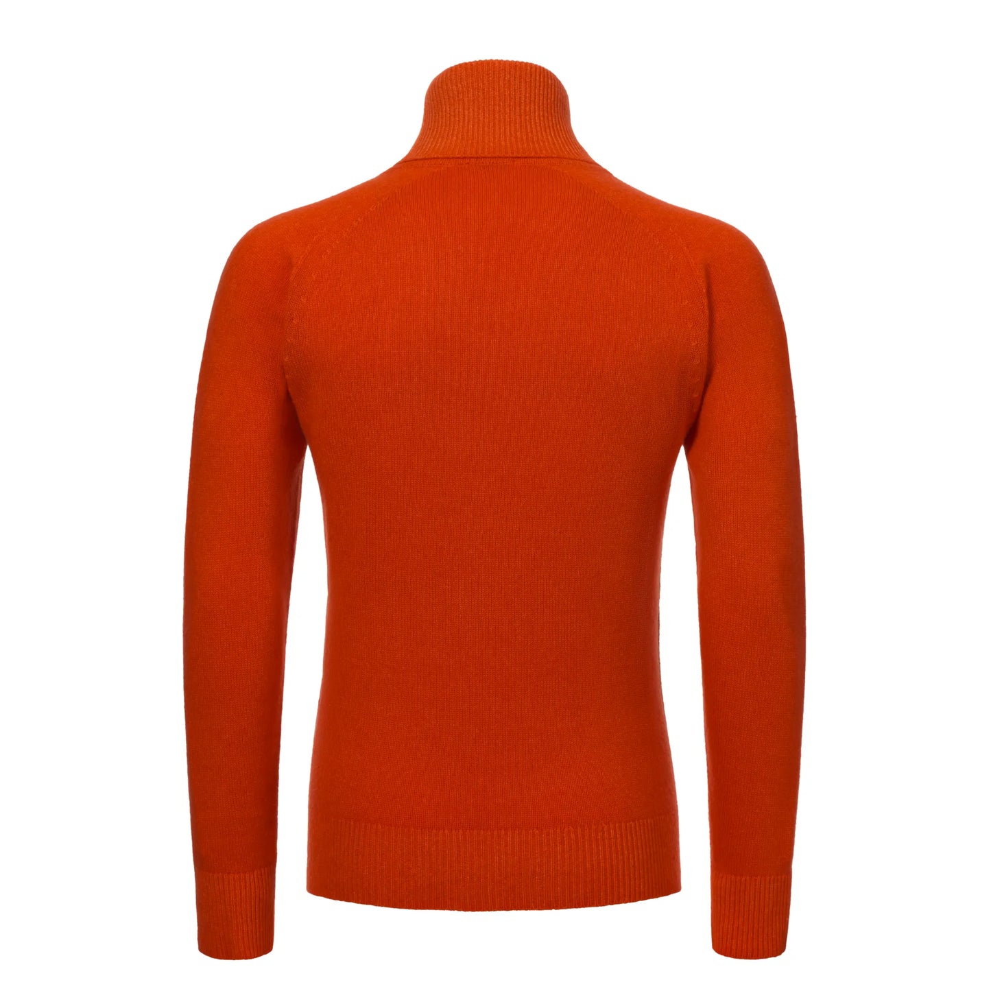 Turtleneck Cashmere Red Orange Sweater