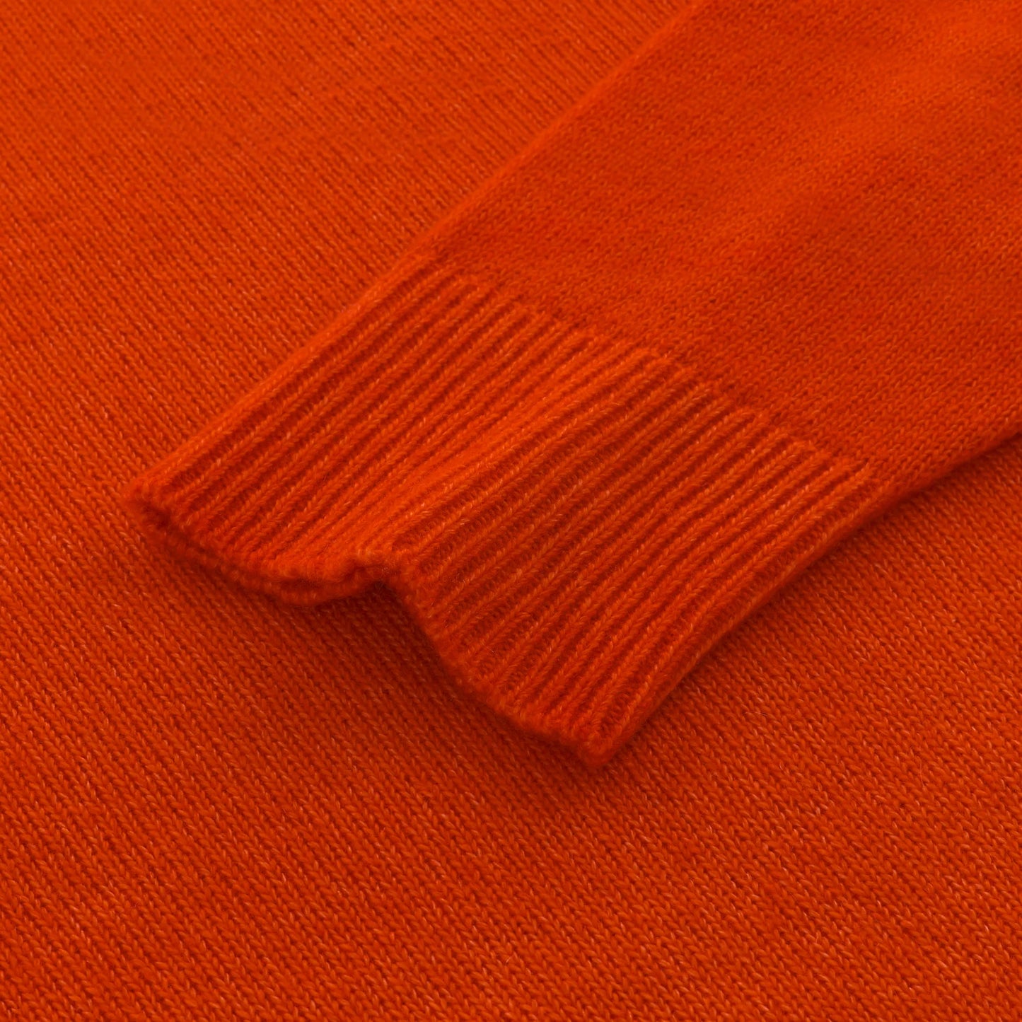 Turtleneck Cashmere Red Orange Sweater