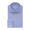 Emanuele Maffeis Classic Cotton Light Blue Shirt with Cutaway Collar - SARTALE