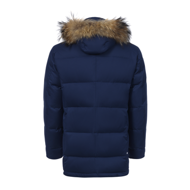Kired Quilled Shell Down Parka with Fur Trimmed Hood - SARTALE