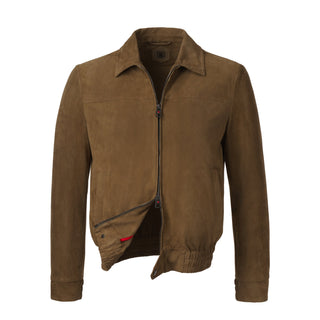Kired Suede Bomber Jacket - SARTALE