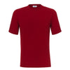 Stretch-Cotton T-Shirt in Rubino