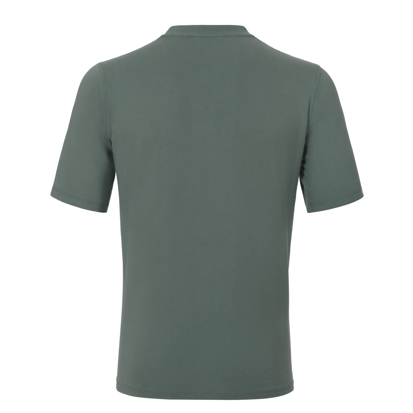 Stretch-Cotton T-Shirt in Military Green