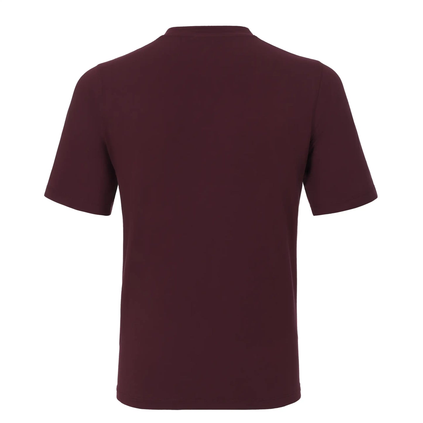 Stretch-Cotton T-Shirt in Bordeaux