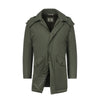 Kired Hooded Mackintosh Jacket in Olive Green - SARTALE