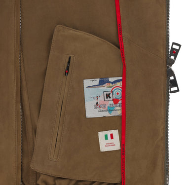 Kired Suede Bomber Jacket - SARTALE